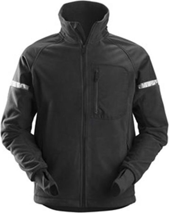 Snickers Jas Snickers jack - 8005 - windproof - fleece - zwart - maat L | bol.com