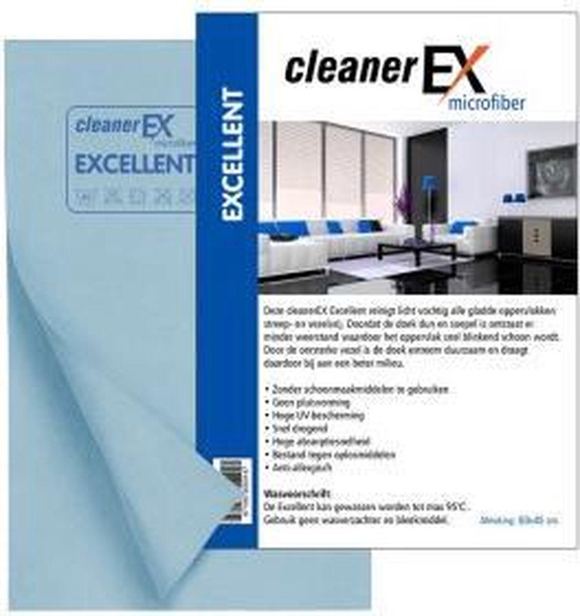 Cleaner Ex Excellent microvezel doek - 2 stuks