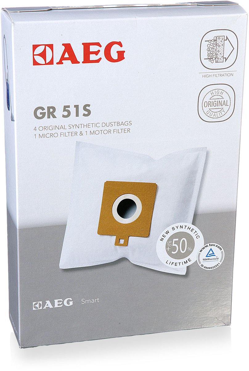 AEG Stofzuigerzakken GR51S 4 stuks