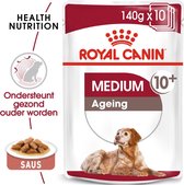 Royal Canin Shn Medium Aging 10plus Pouch - Nourriture pour chiens - 10 x 140g