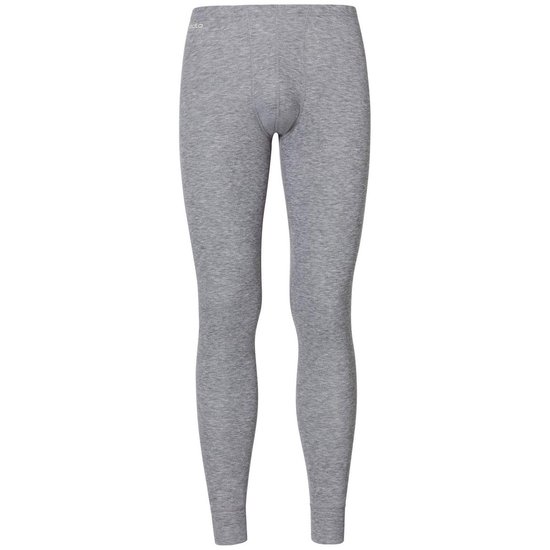 Odlo Bl Bottom Long Active Warm Heren Thermobroek - Grey Melange - Maat XXL