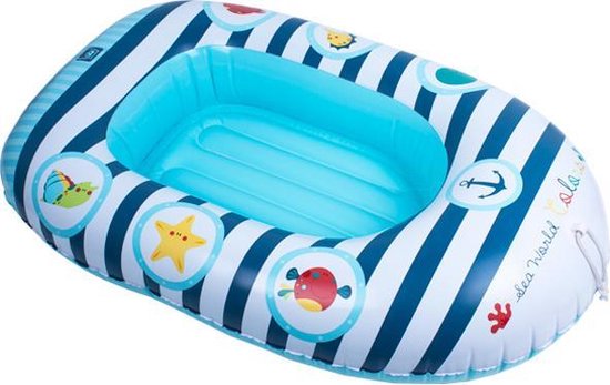 Indringing Systematisch Facet Eurekakids -opblaasboot Sea World-kleine bootje voor kinderen-, bootje voor  zwembad | bol.com