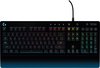 Zwart Logitech G213 Prodigy gaming toetsenbord met RGB-verlichting, AZERTY.