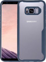 Navy Focus Transparant Hard Cases voor Samsung Galaxy S8