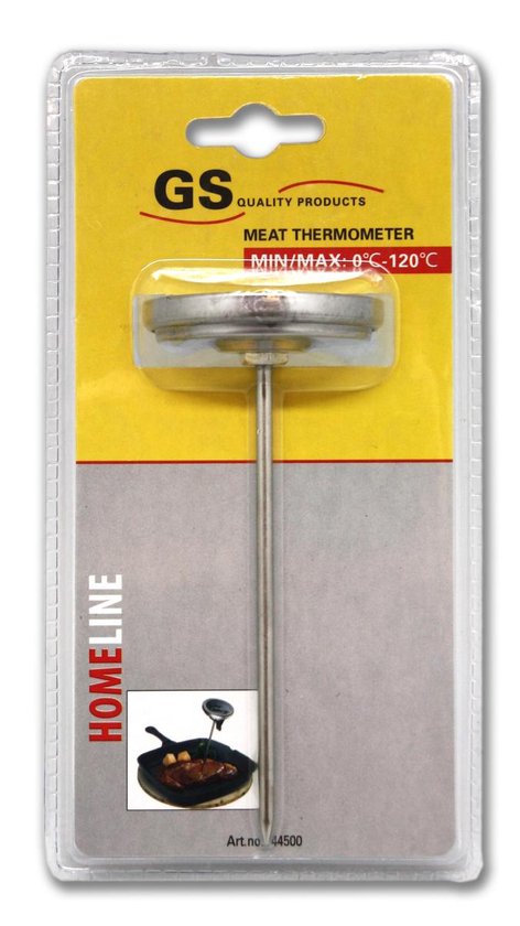 Vleesthermometer - braadthermometer RVS - GS Quality Products