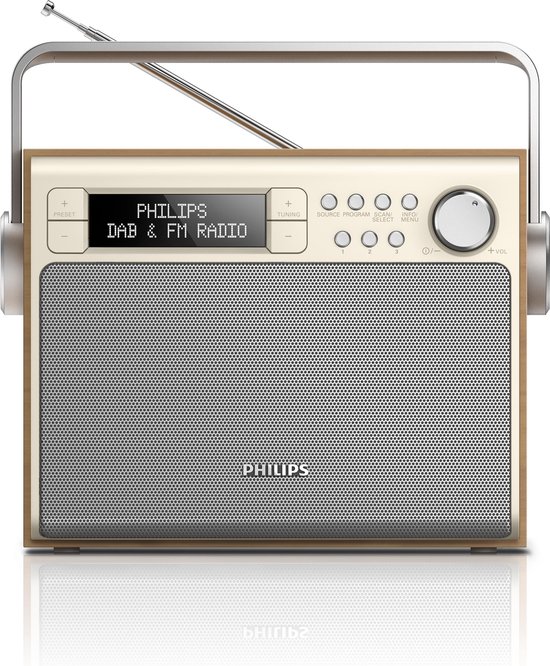 Philips AE5020 - Draagbare DAB+ radio - Zilver/Goud