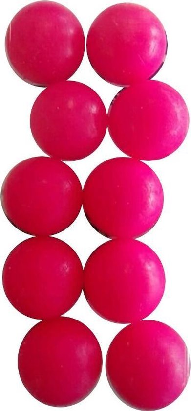 Afbeelding van het spel Fas Tafelvoetbalballen 10 Stuks Fuchsia