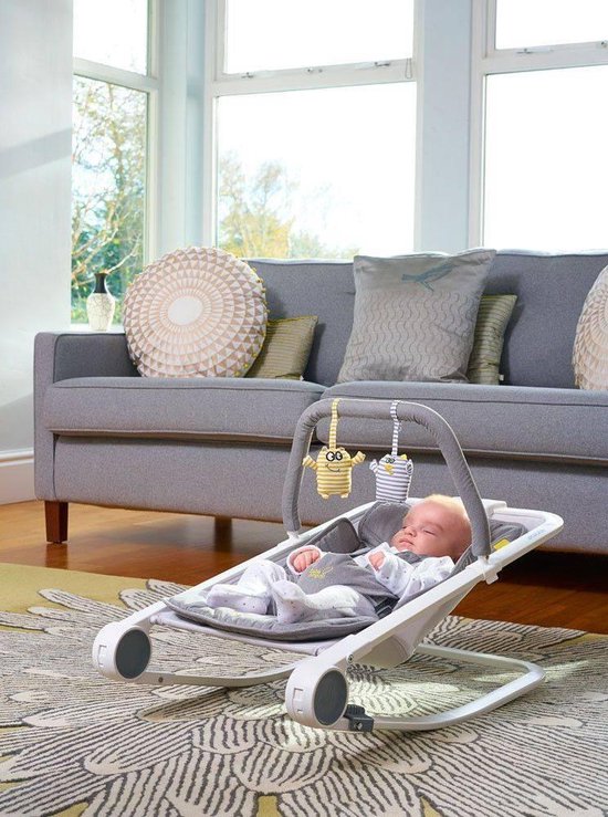 Bababing Rockout Rocker 2 Grey Twill wippertje Wippertje Rockout Grey ...