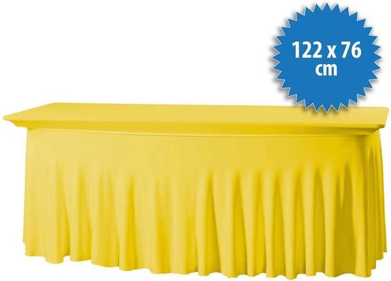 Jupe De Table Cover Up Surf - 122x76cm - Jaune | bol.com