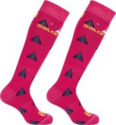 Salomon Team  Wintersportsokken - Maat 27-30 - Meisjes - roze