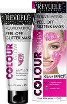 Revuele Peel Off Glitter Mask - Pink (Rejuvenating) 80ml.