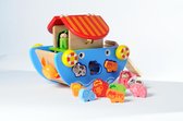 I'm Toy - Ark van Noah - 3 in 1 Houten Ark van Noach -  kinder activiteiten kubus