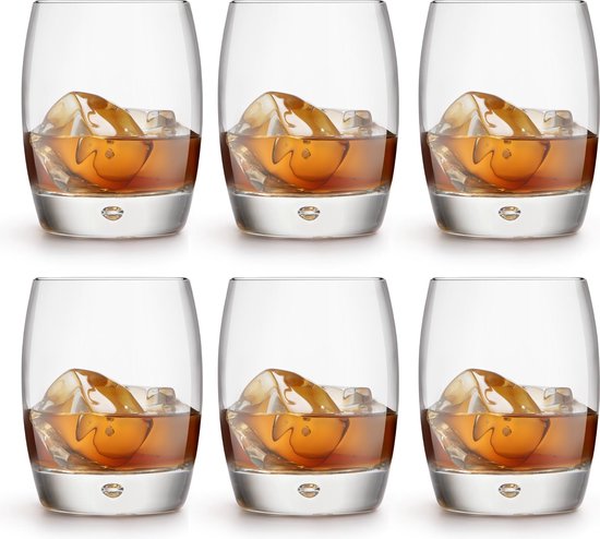 Libbey Whiskyglas - Gles - 36 cl / 360 ml - 6 stuks - hoge kwaliteit - luxe design - vaatwasserbestendig