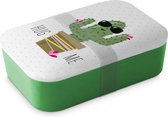 Bamboo lunchbox - Hug me cactus -  milieuvriendelijk en duurzaam