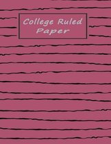 College Ruled Paper