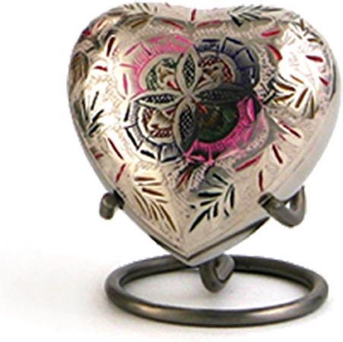 Bol.com Urnencenter Lattice Hartjes urn - Urn - Urn voor as - Urn Hond - Urn Kat - Urn Deelbewaring - Mini Urn - Kunstobject - 5... aanbieding