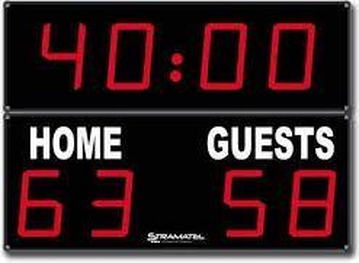 Taktisport Scorebord Voetbal FRC - Scorebord - Digtiaal - Met afstandbediening