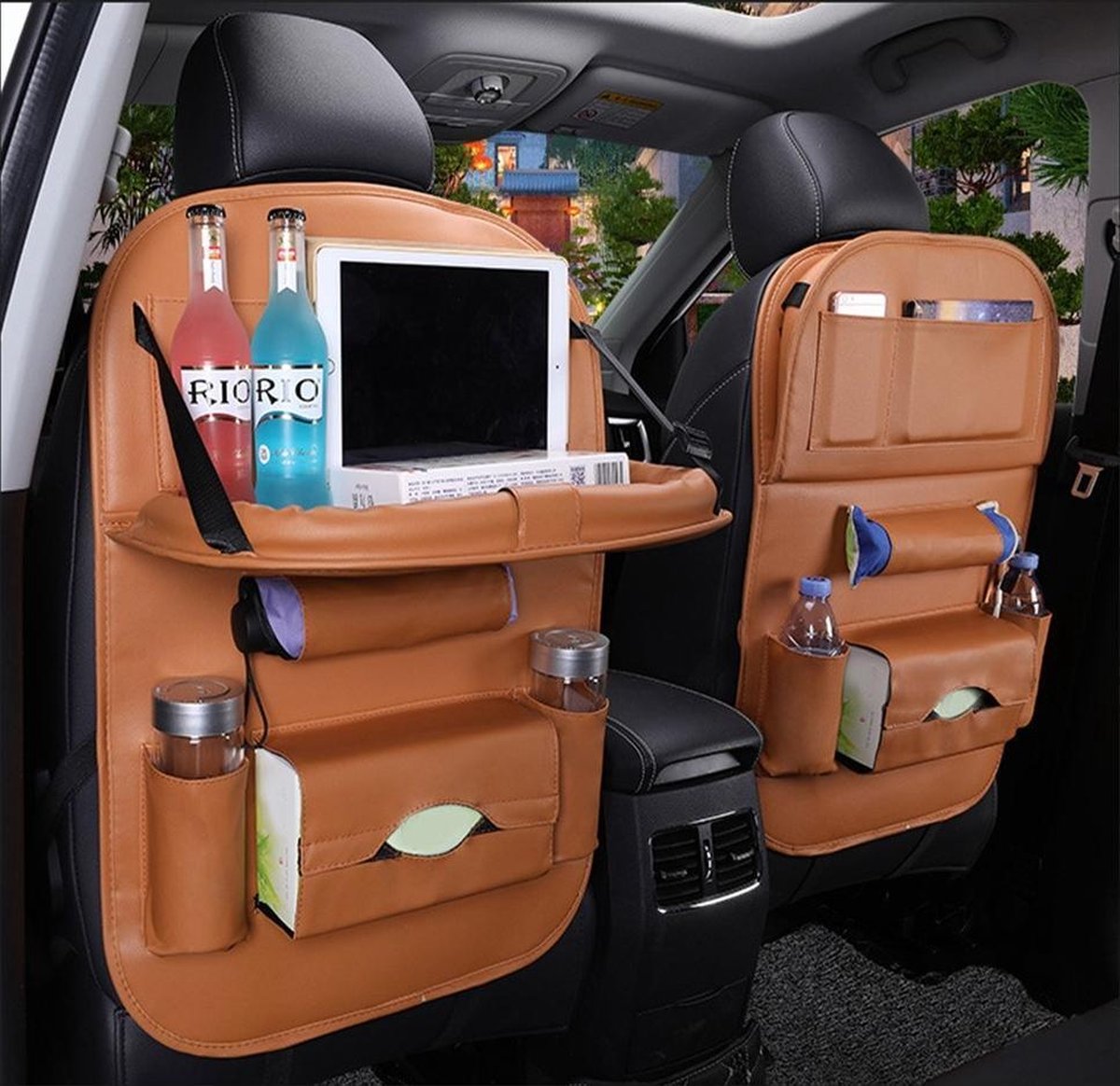 Luxe Auto Organizer met Tablet Houder Autostoel Organiser Ipadhouder voor  Kinderen –... | bol.com