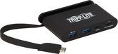 Tripp-Lite U460-T04-2A2C-1 USB 3.1 Gen 1 USB-C Hub, 5 Gbps - 2 USB-C & 2 USB-A, Thunderbolt 3 Compatible, Portable, Black TrippLite