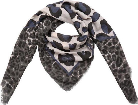 Sjaal Leopard Blauw Accent|kywi jewelry | bol.com