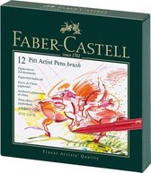 Faber-Castell - PITT artist pen B studio box of 12 (167146)