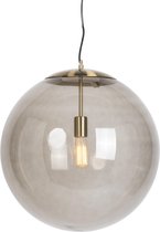 QAZQA ball - Moderne Hanglamp - 1 lichts - H 1700 mm - Goud/messing - Woonkamer | Slaapkamer | Keuken