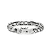 SILK Jewellery - Zilveren Armband - Weave - 743.19 - Lengte 19cm