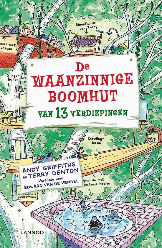 Omslag van De Waanzinnige Boomhut 1 - De waanzinnige boomhut van 13 verdiepingen