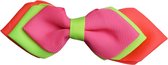 Jessidress Chique Haar clip met een elegante strik - Neon