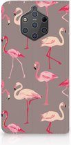 Nokia 9 PureView Uniek Standcase Hoesje Flamingo