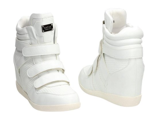 Dames Sneakers - Dames Schoennen - Sleehak - Sneakers Wit - Wedge - Maat 38  | Bestel nu!
