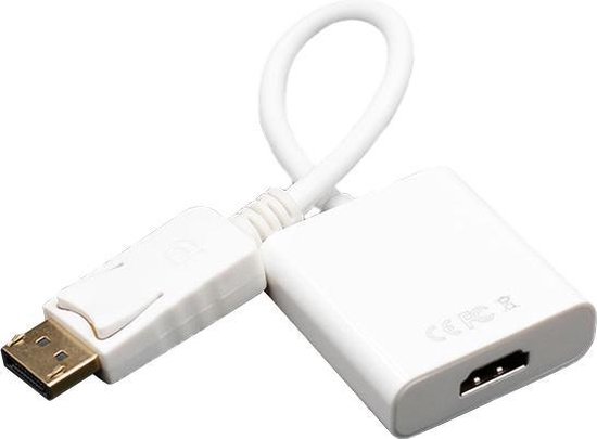 XIB Displayport naar HDMI / DP to HDMI adapter - Wit