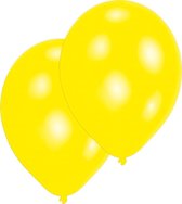 Amscan Ballonnen Geel 10 Stuks 25 Cm