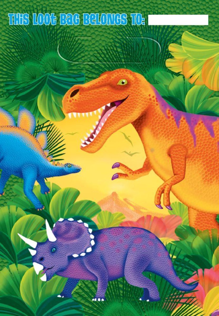 Party Bags Dino (8 Stuks)