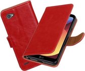 BestCases.nl LG Q6 Pull-Up booktype hoesje rood