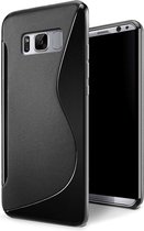 Zwart S-line TPU siliconen case telefoonhoesje voor Samsung Galaxy S8 Plus