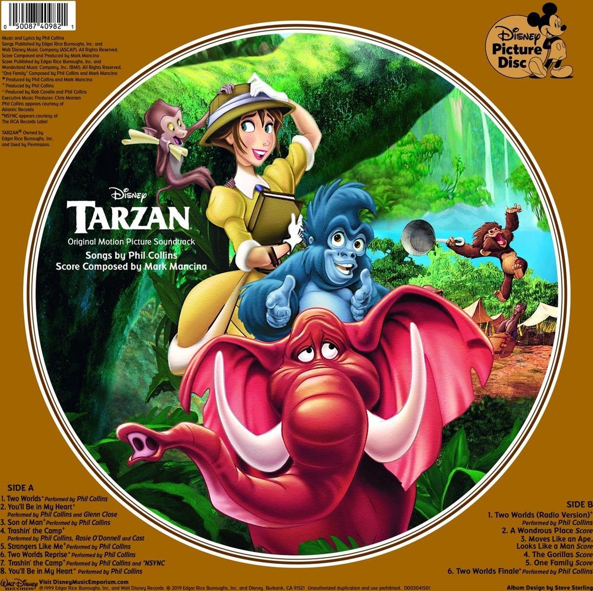 Tarzan (Ltd. Picture Disc), Original Soundtrack LP (album) Muziek Tarzan (Ltd. Picture Disc), Original Soundtrack LP (album) Muziek