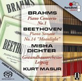 Kurt Masur, Misha Dichter - Johannes Brahms: Piano Concerto No.1 & Beethoven: Piano Sonata "Moonlight" (Super Audio CD)