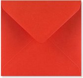 Rode enveloppen 15,5x15,5 cm 100 stuks