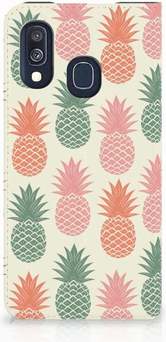 Samsung Galaxy A40 Flip Style Cover Ananas