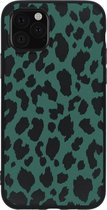 Design Backcover Color iPhone 11 Pro hoesje - Panter Groen