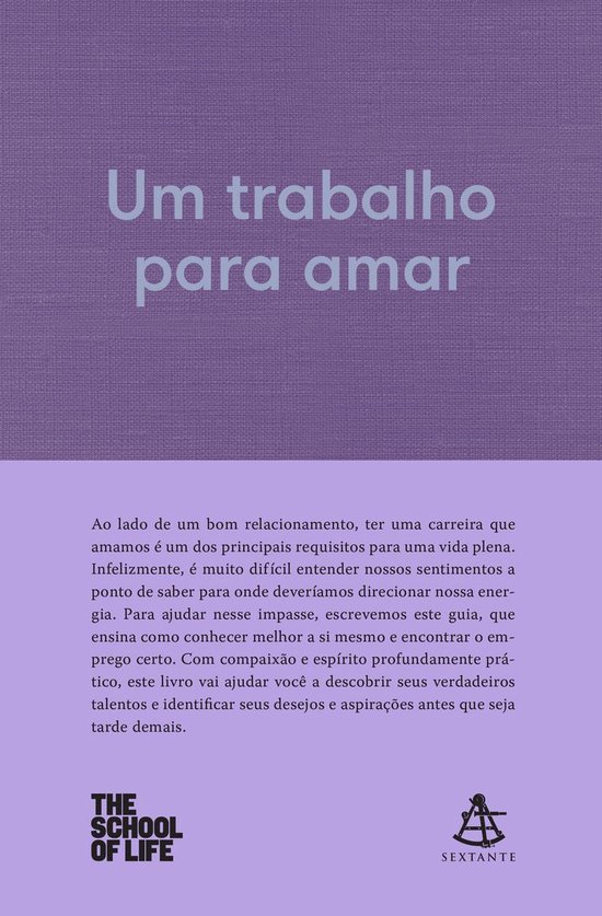 Um trabalho para amar - cover