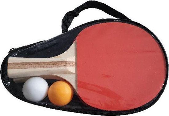 JOOLA Tafeltennisset Duo Carbon 2 Tafeltennisbatjes 3 Tafeltennisballen Tafeltennishoes Rood Zwart 6 Delig 752372661