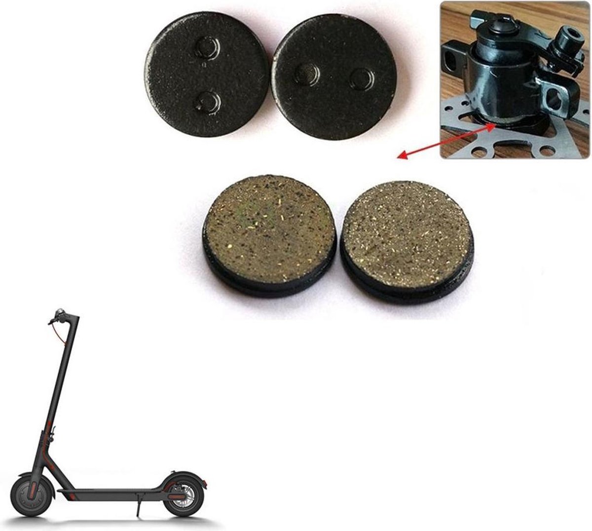 Afbeelding 2 van Remblokjes voor Xiaomi Mijia M365 - M365 Accessoires - Remblok Vervangen - Versleten