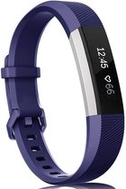 Siliconen bandje  - Geschikt voor de Fitbit Alta / Alta HR - Blauw - Small