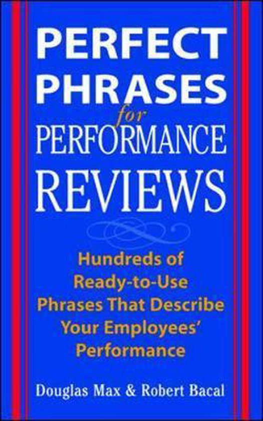 Boek cover Perfect Phrases For Performance Reviews van Douglas Max (Paperback)