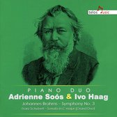 Brahms: Symphony No. 3; Schubert: Sonata in C Major (Grand Duo)