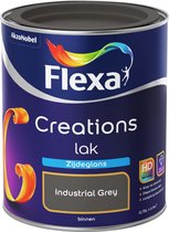 Flexa Creations - Lak Zijdeglans - Industrial Grey - 750 ml