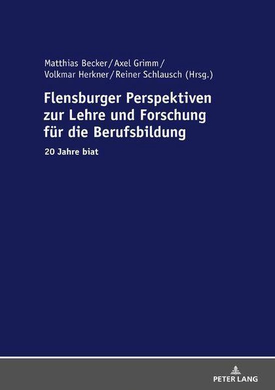 Flensburger Perspektiven zur Lehre und Forschung fuer die Be ... - cover
