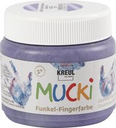 Kreul Finger peinture Mucki-métallique 150 ml Violet